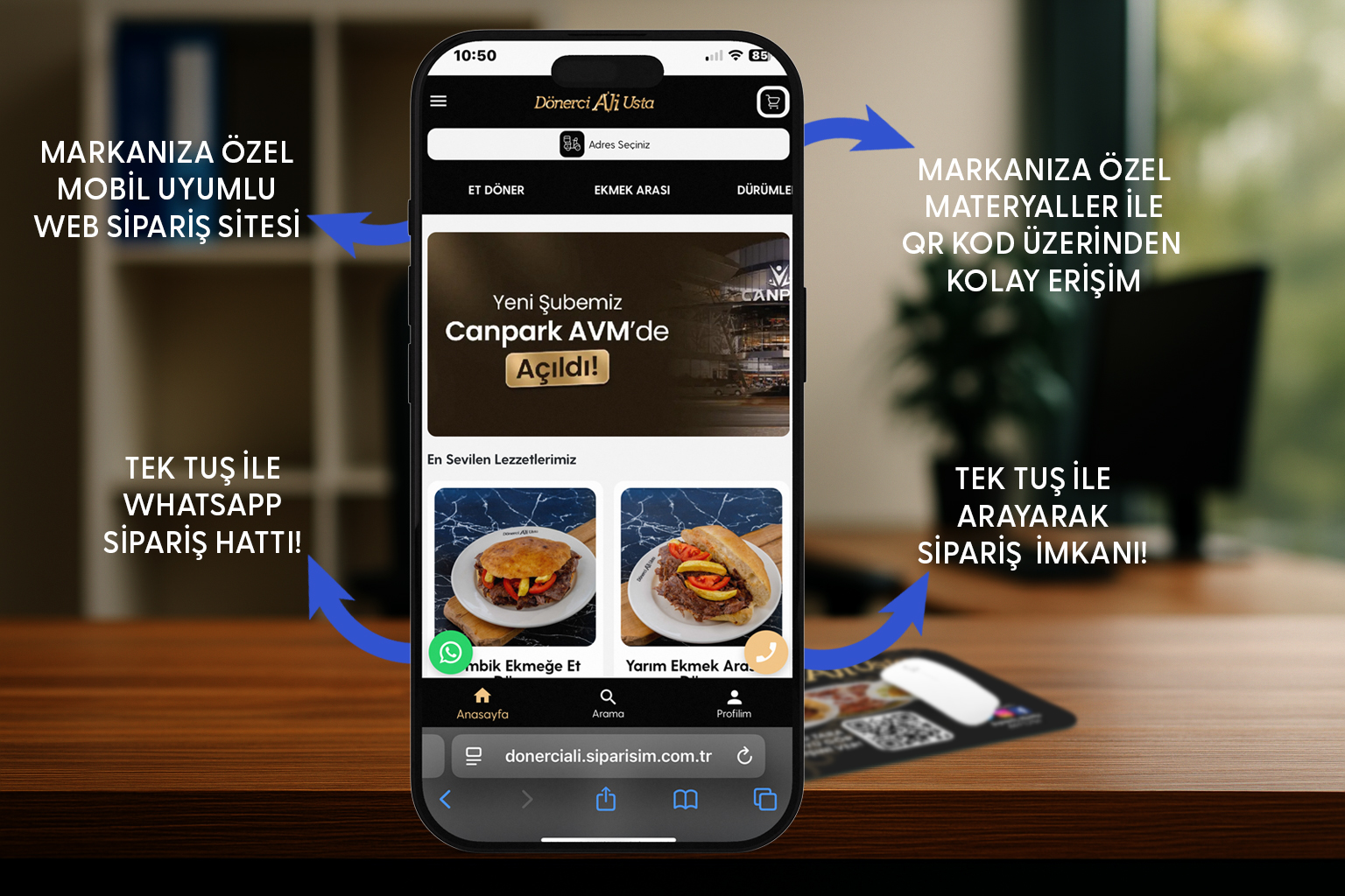 Siparişim Süper QR